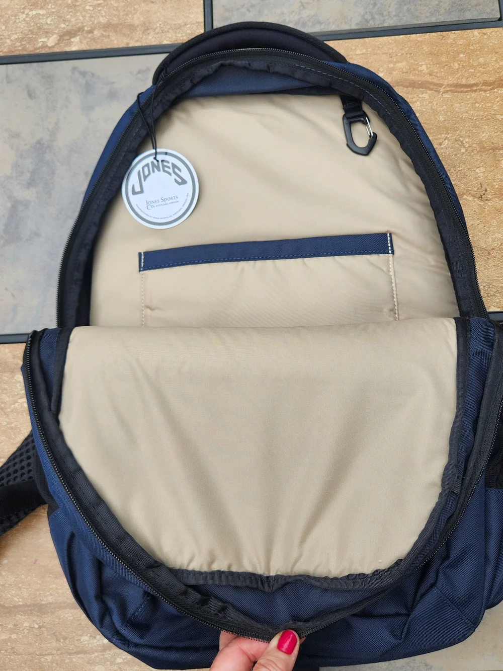 Jones Sport Navy Blue A1 Backpack NEW WITH TAGS